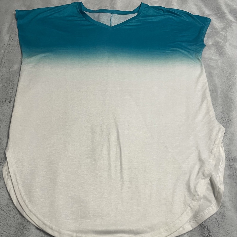 Ombré long length tee